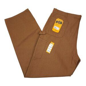 Carhartt Loose Fit Washed Duck Utility Work Pants 44x36 Brown 100% Cotton